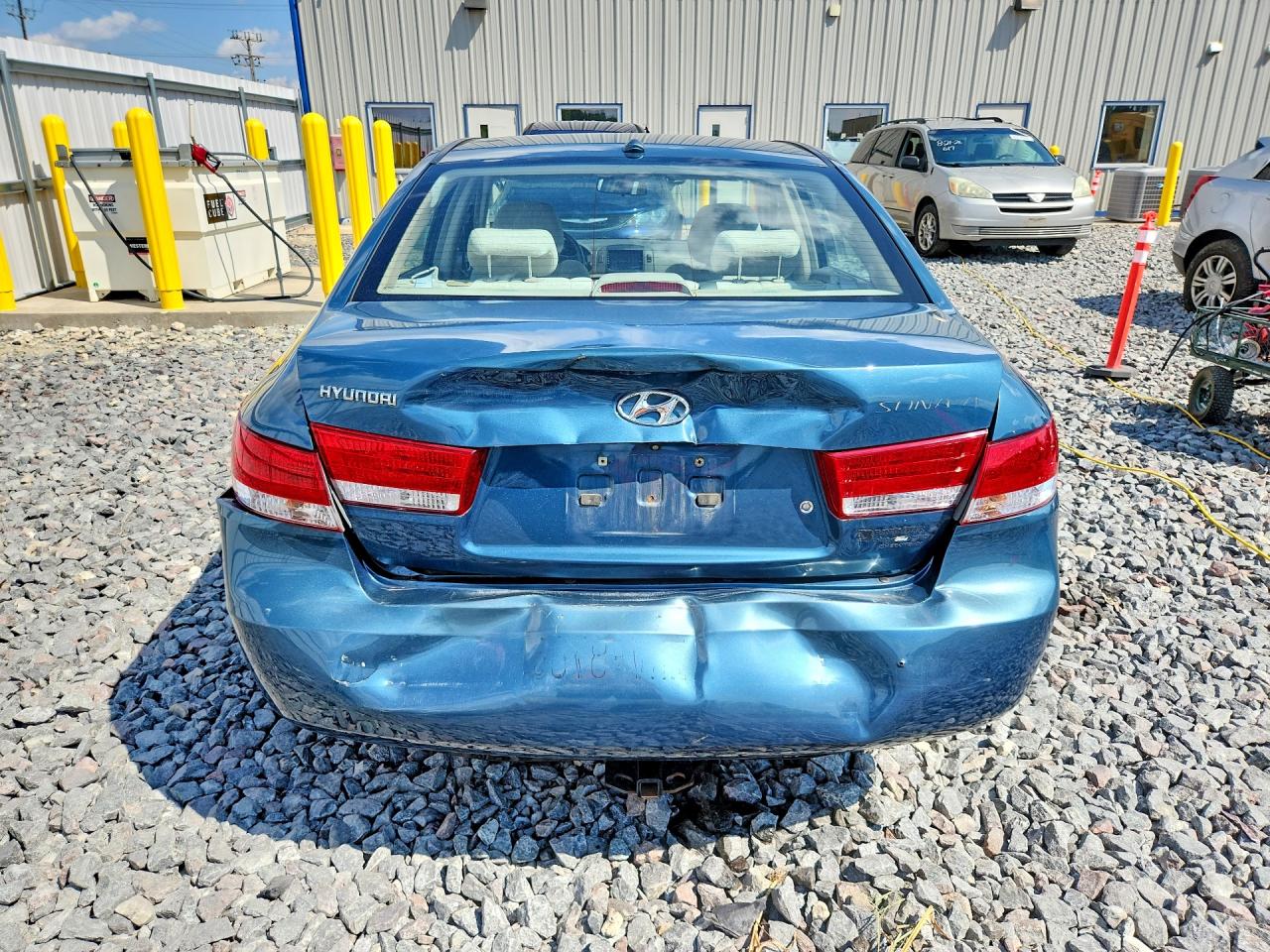 2007 Hyundai Sonata Gls Blue vin: 5NPET46C67H288688