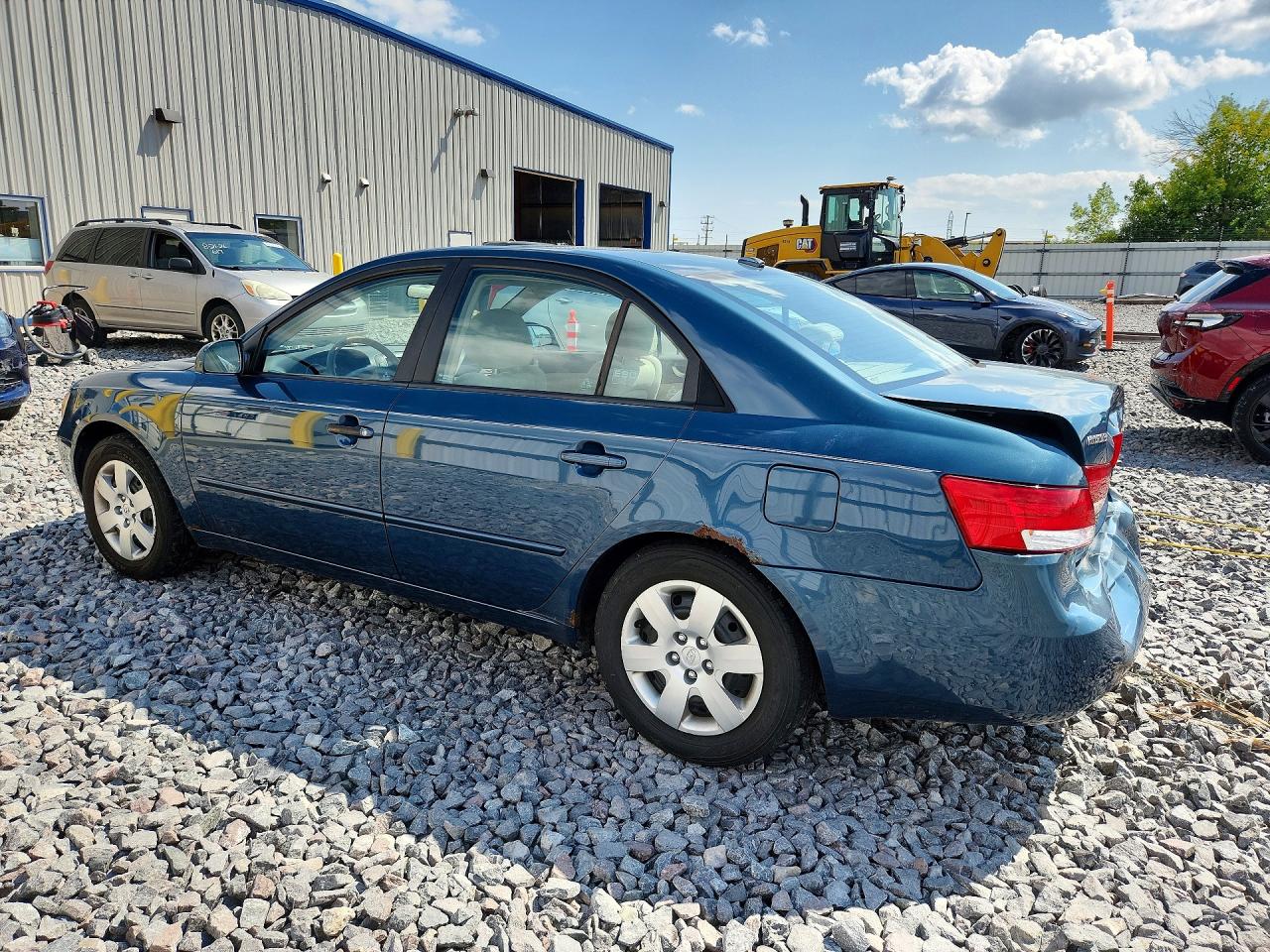 2007 Hyundai Sonata Gls Blue vin: 5NPET46C67H288688