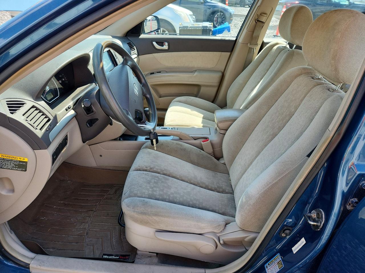 2007 Hyundai Sonata Gls Blue vin: 5NPET46C67H288688
