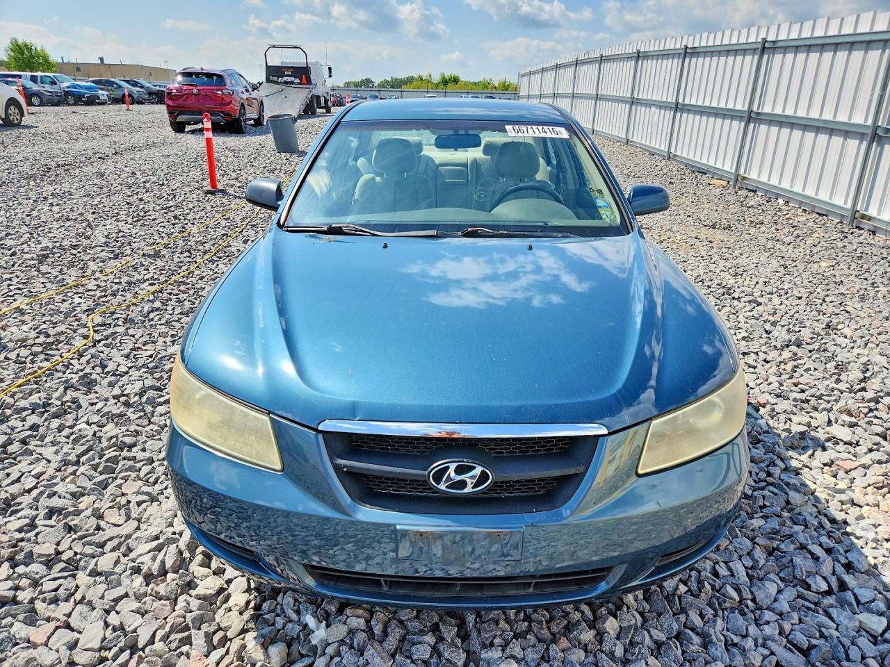 2007 Hyundai Sonata Gls Blue vin: 5NPET46C67H288688