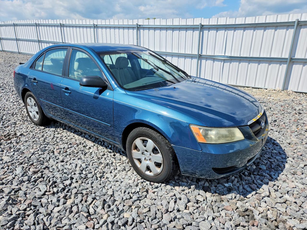2007 Hyundai Sonata Gls Blue vin: 5NPET46C67H288688
