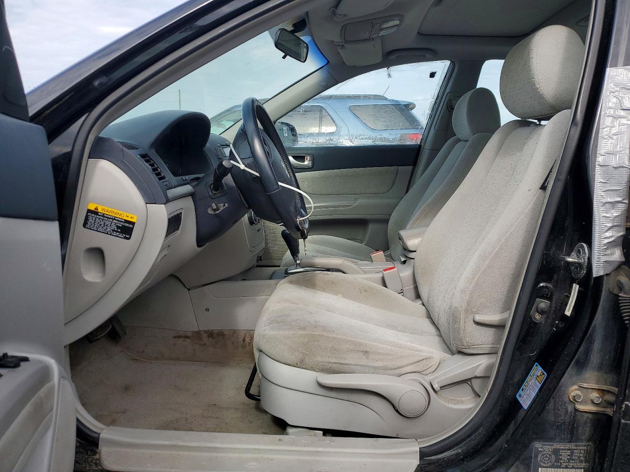 2007 Hyundai Sonata Gls Black vin: 5NPET46C67H295978