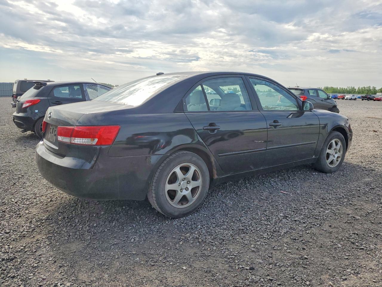 2007 Hyundai Sonata Gls Black vin: 5NPET46C67H295978
