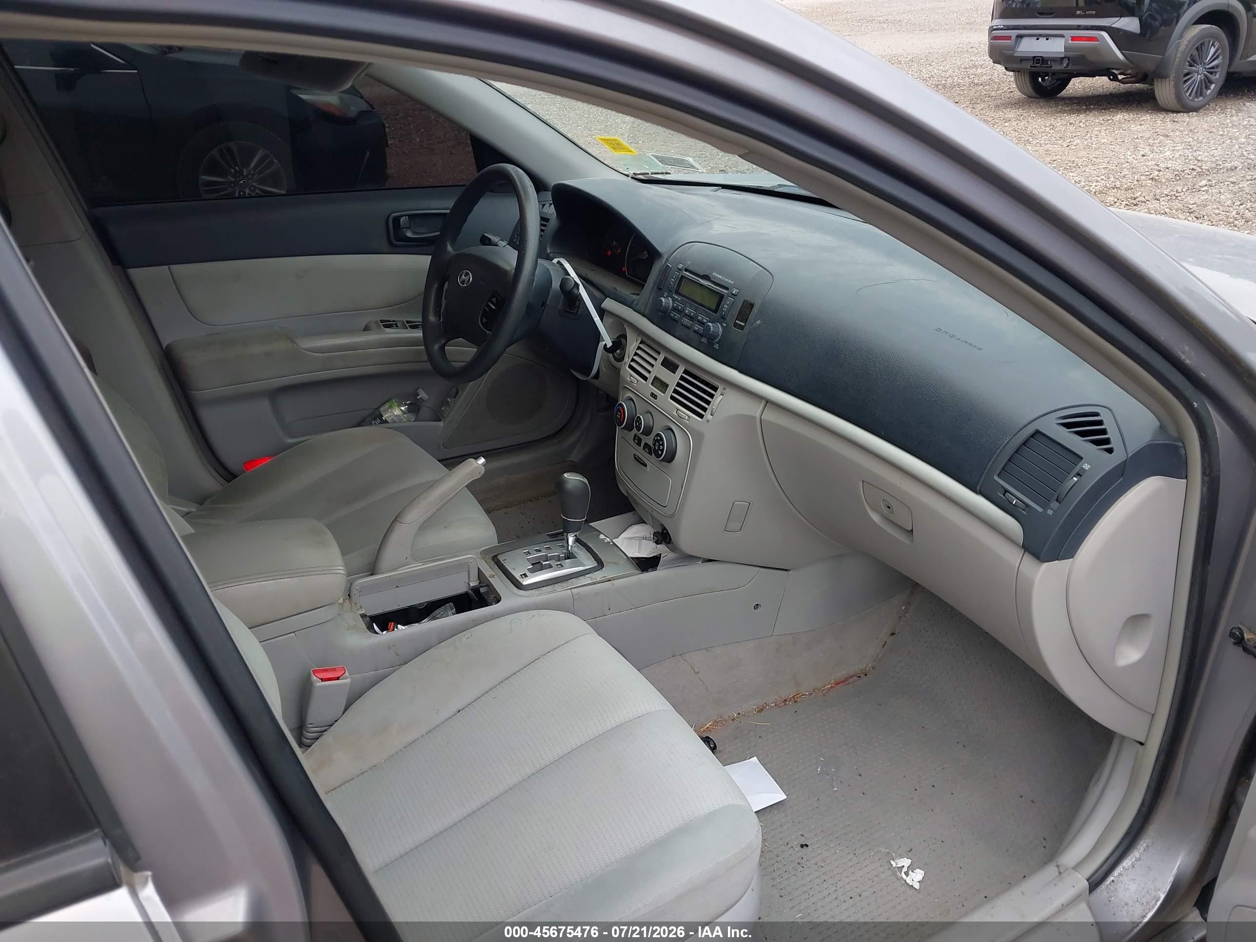 2008 Hyundai Sonata Gls Gray vin: 5NPET46C68H306866