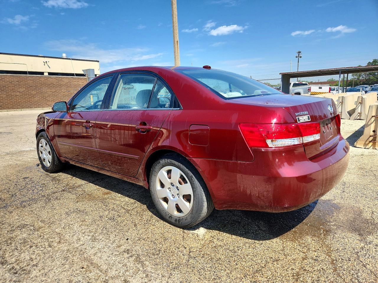 2008 Hyundai Sonata Gls Red vin: 5NPET46C68H309606