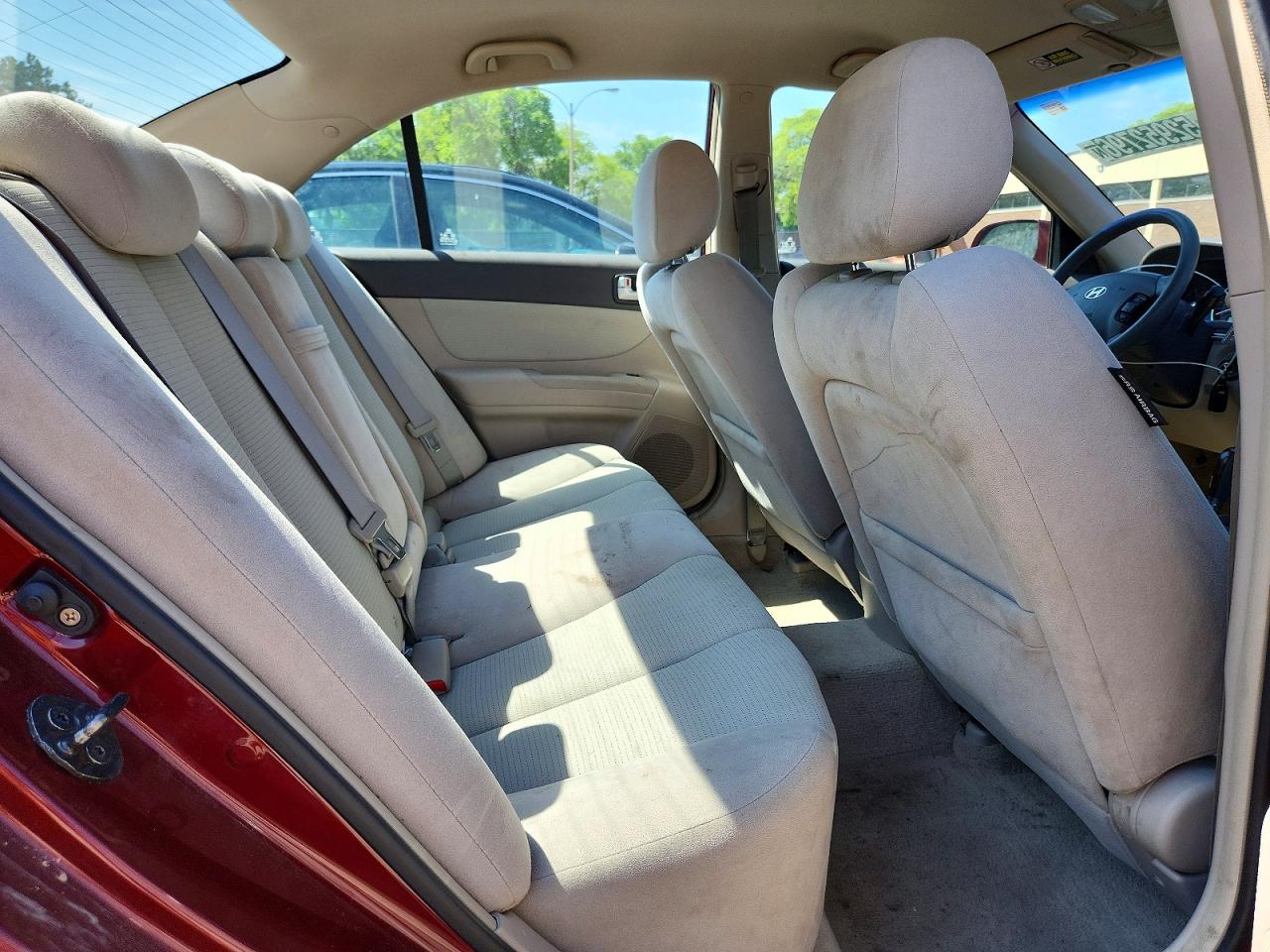 2008 Hyundai Sonata Gls Red vin: 5NPET46C68H309606