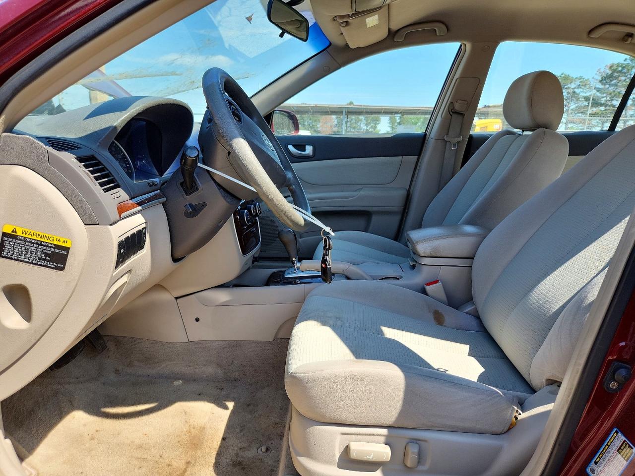 2008 Hyundai Sonata Gls Red vin: 5NPET46C68H309606