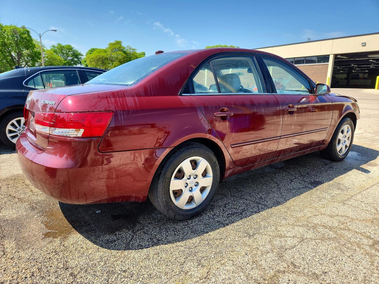 2008 Hyundai Sonata Gls Red vin: 5NPET46C68H309606