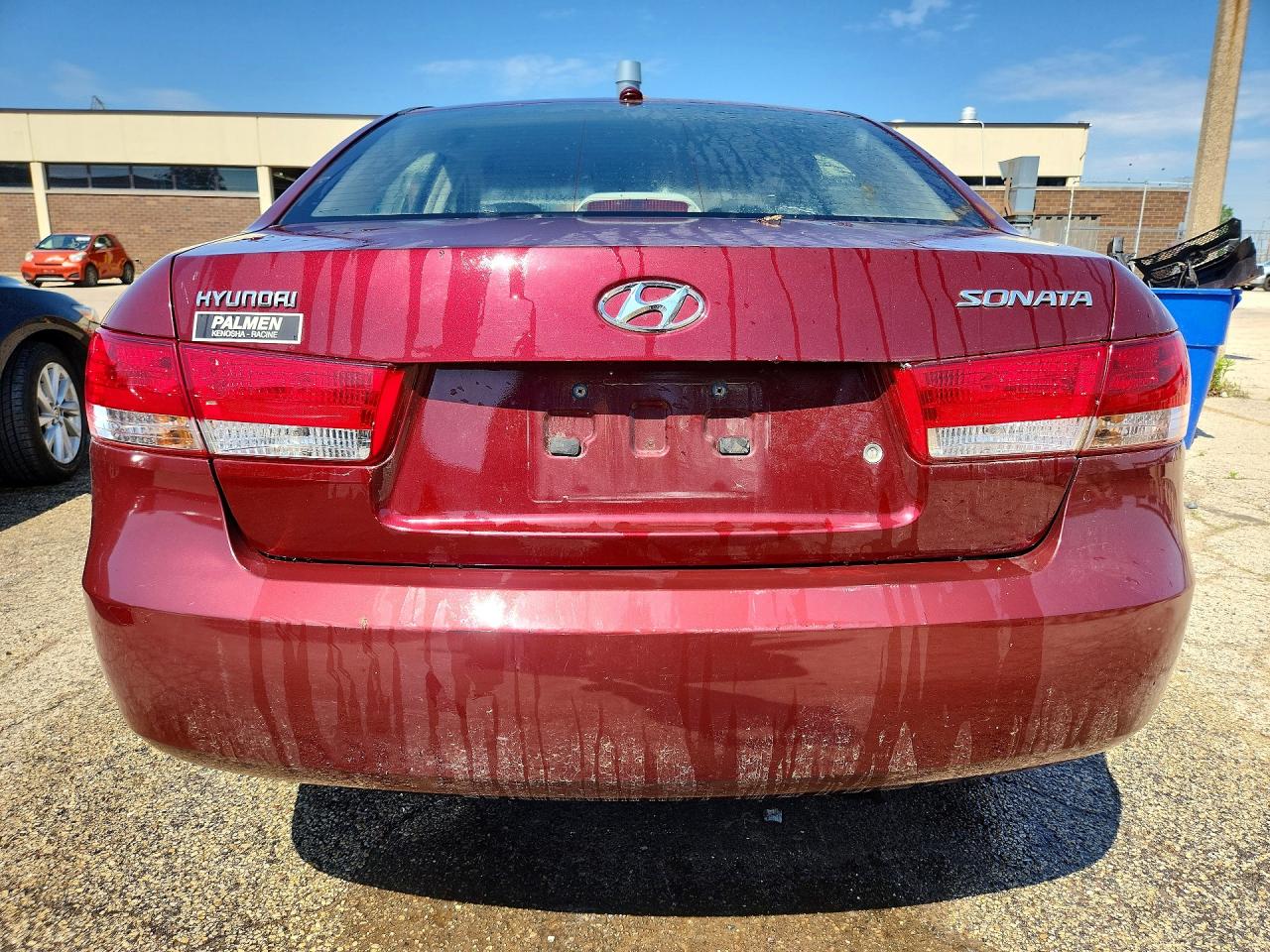 2008 Hyundai Sonata Gls Red vin: 5NPET46C68H309606