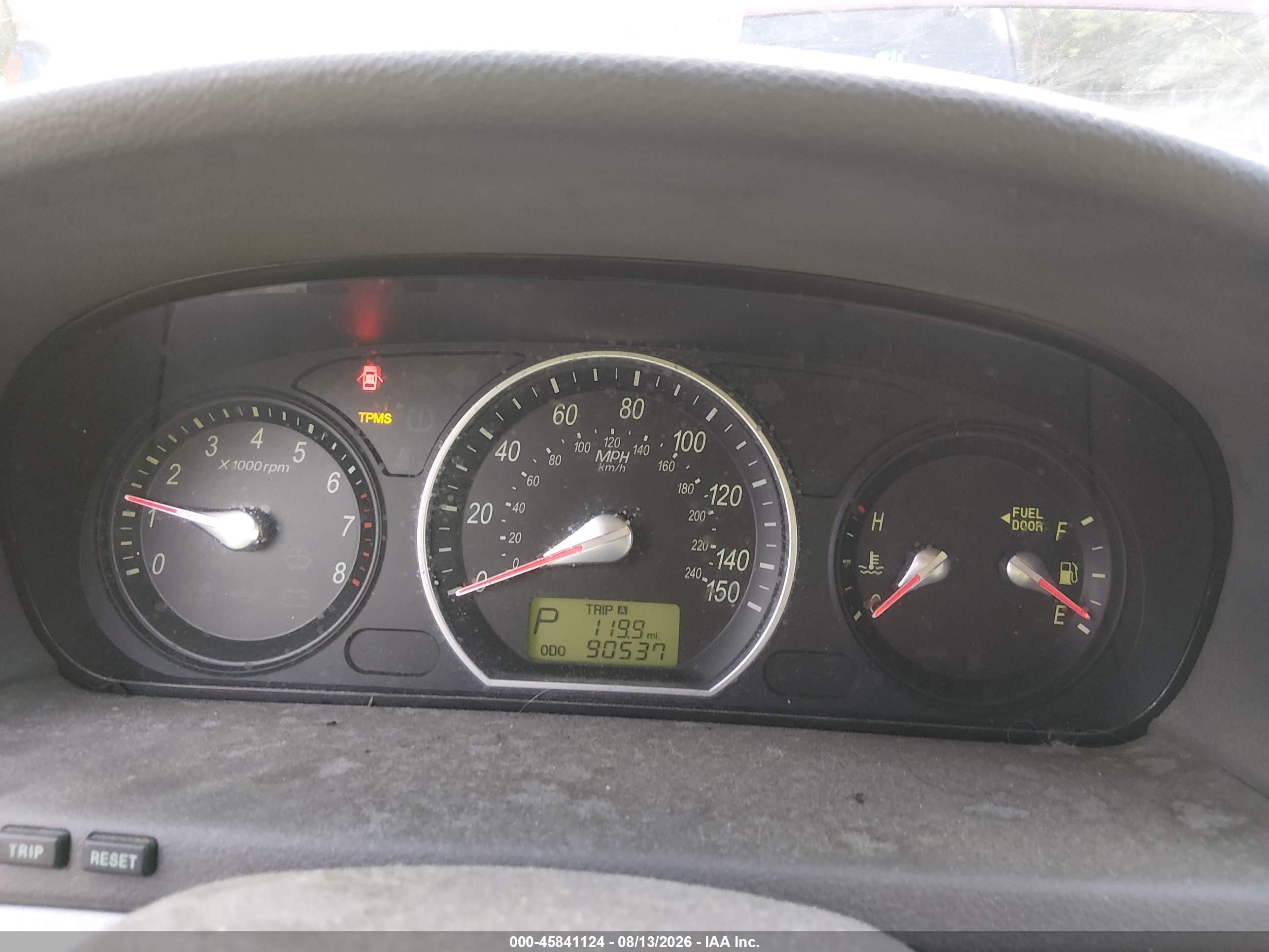 2008 Hyundai Sonata Gls Maroon vin: 5NPET46C68H320590