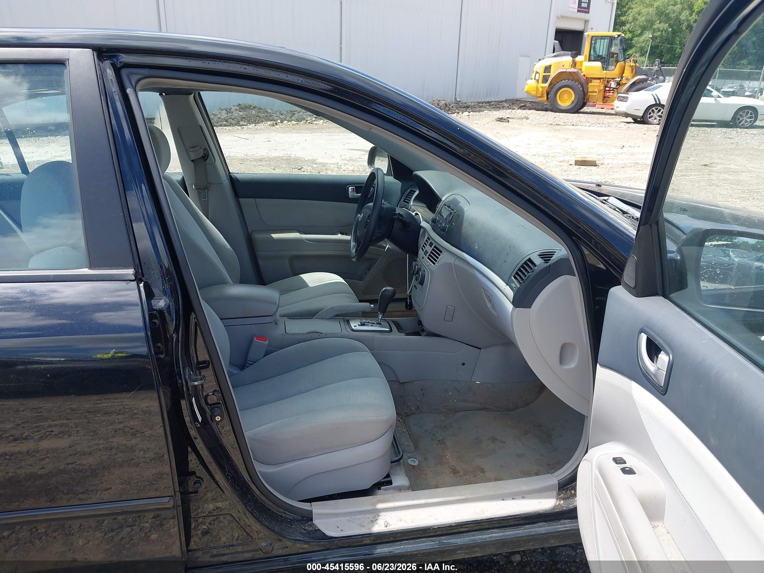 2008 Hyundai Sonata Gls Black vin: 5NPET46C68H337955