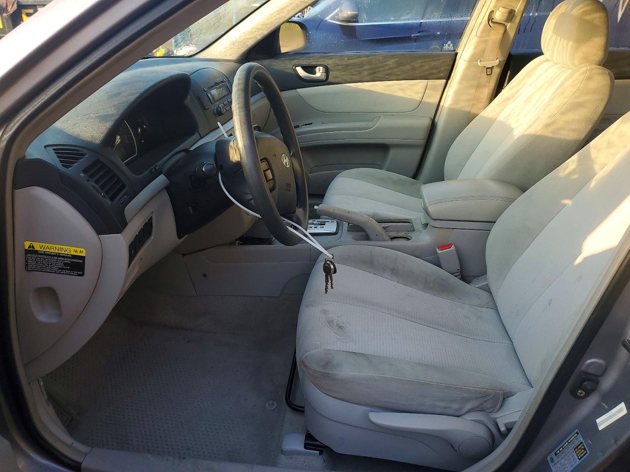 2008 Hyundai Sonata Gls Silver vin: 5NPET46C68H351533