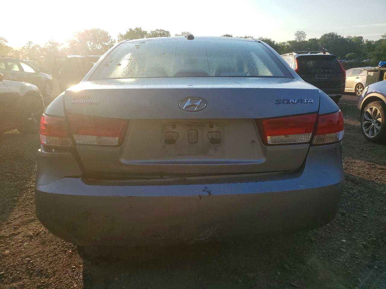 2008 Hyundai Sonata Gls Silver vin: 5NPET46C68H351533