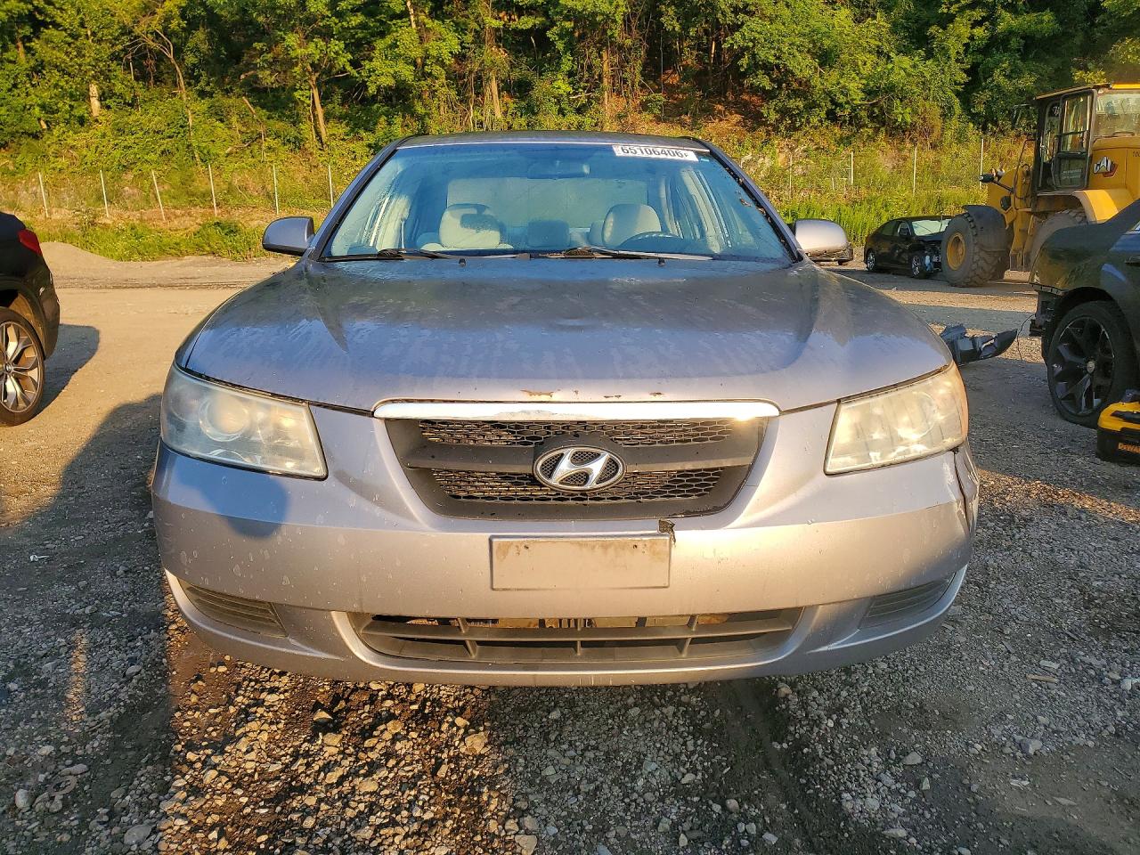 2008 Hyundai Sonata Gls Silver vin: 5NPET46C68H351533