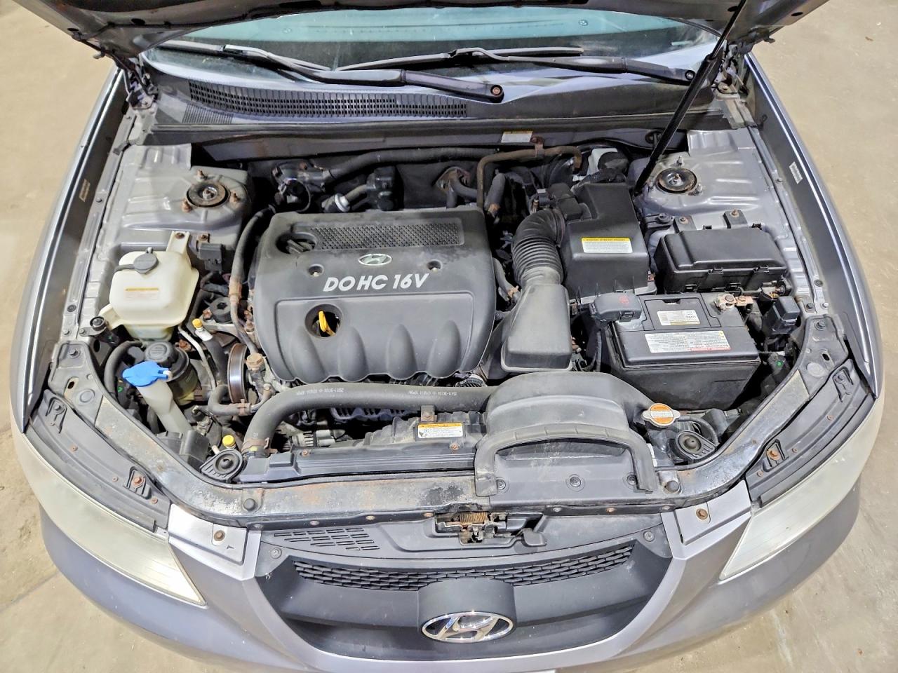2008 Hyundai Sonata Gls Gray vin: 5NPET46C68H378103