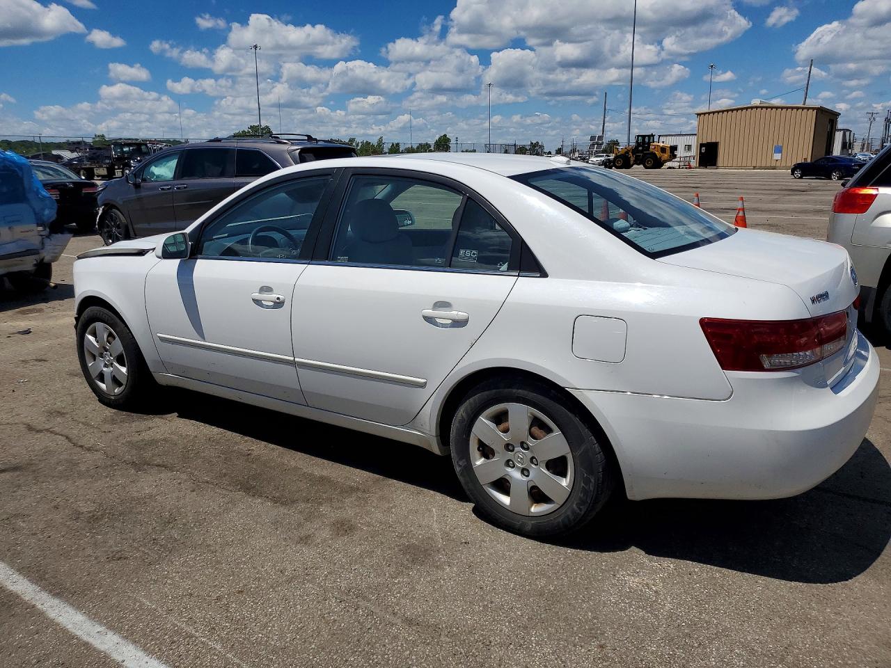 2008 Hyundai Sonata Gls White vin: 5NPET46C68H382006