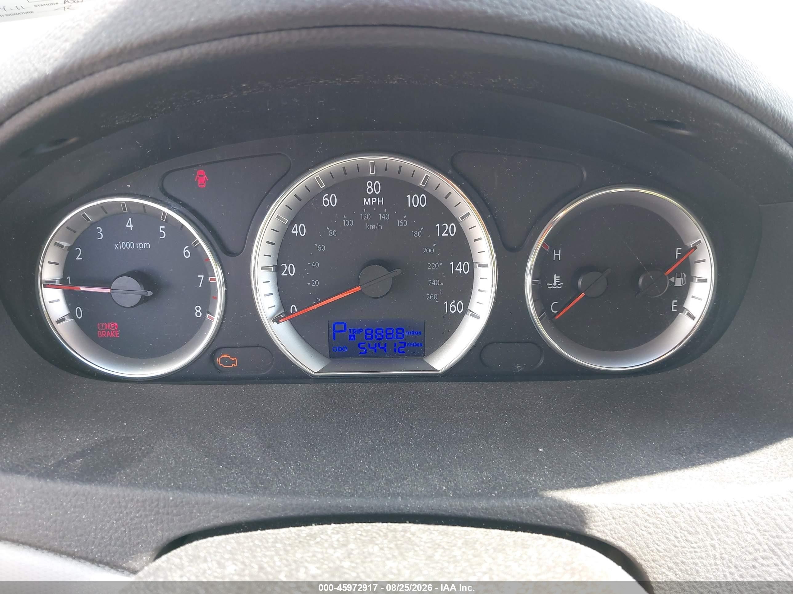 2009 Hyundai Sonata Gls Silver vin: 5NPET46C69H405785
