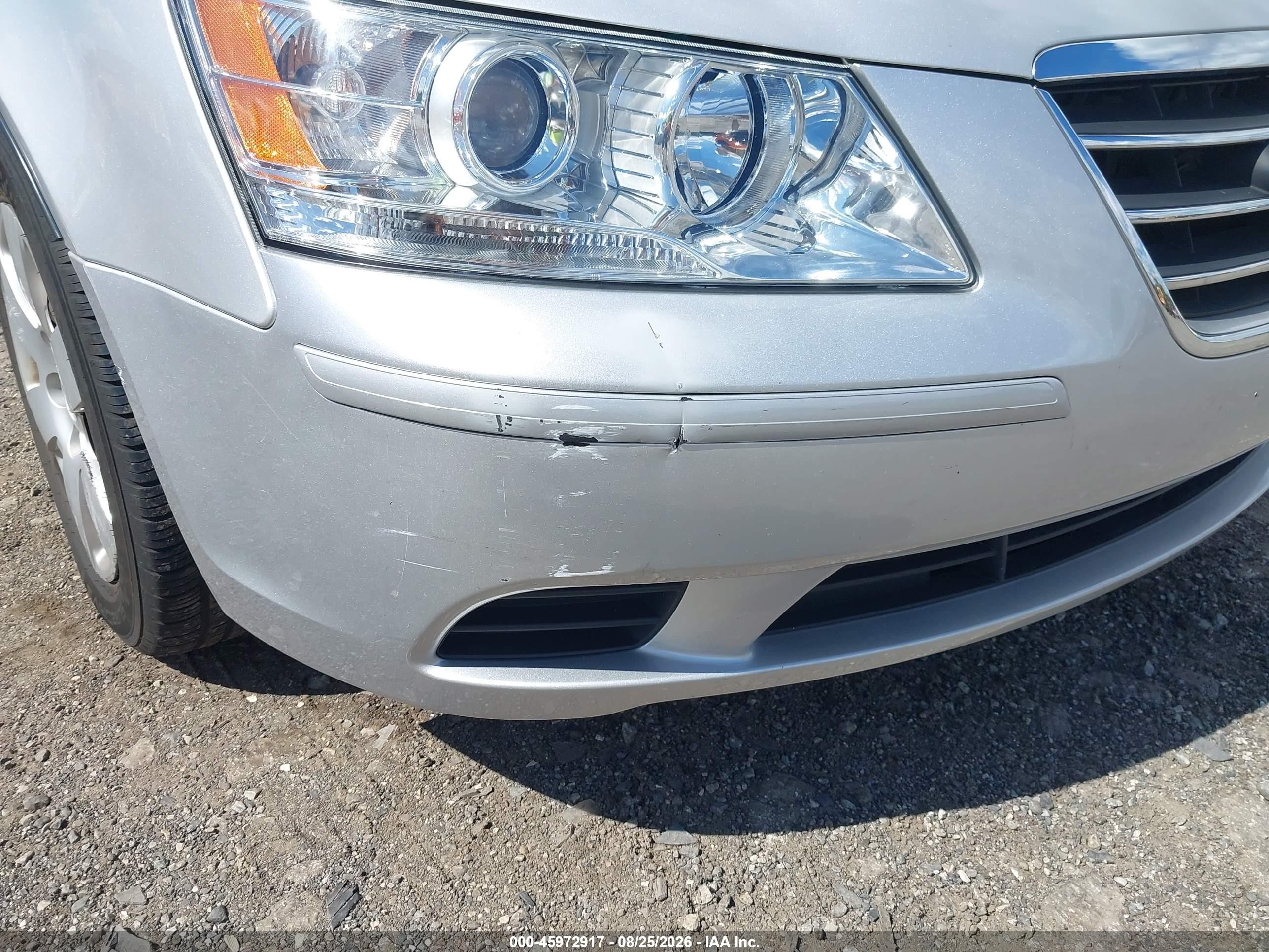 2009 Hyundai Sonata Gls Silver vin: 5NPET46C69H405785