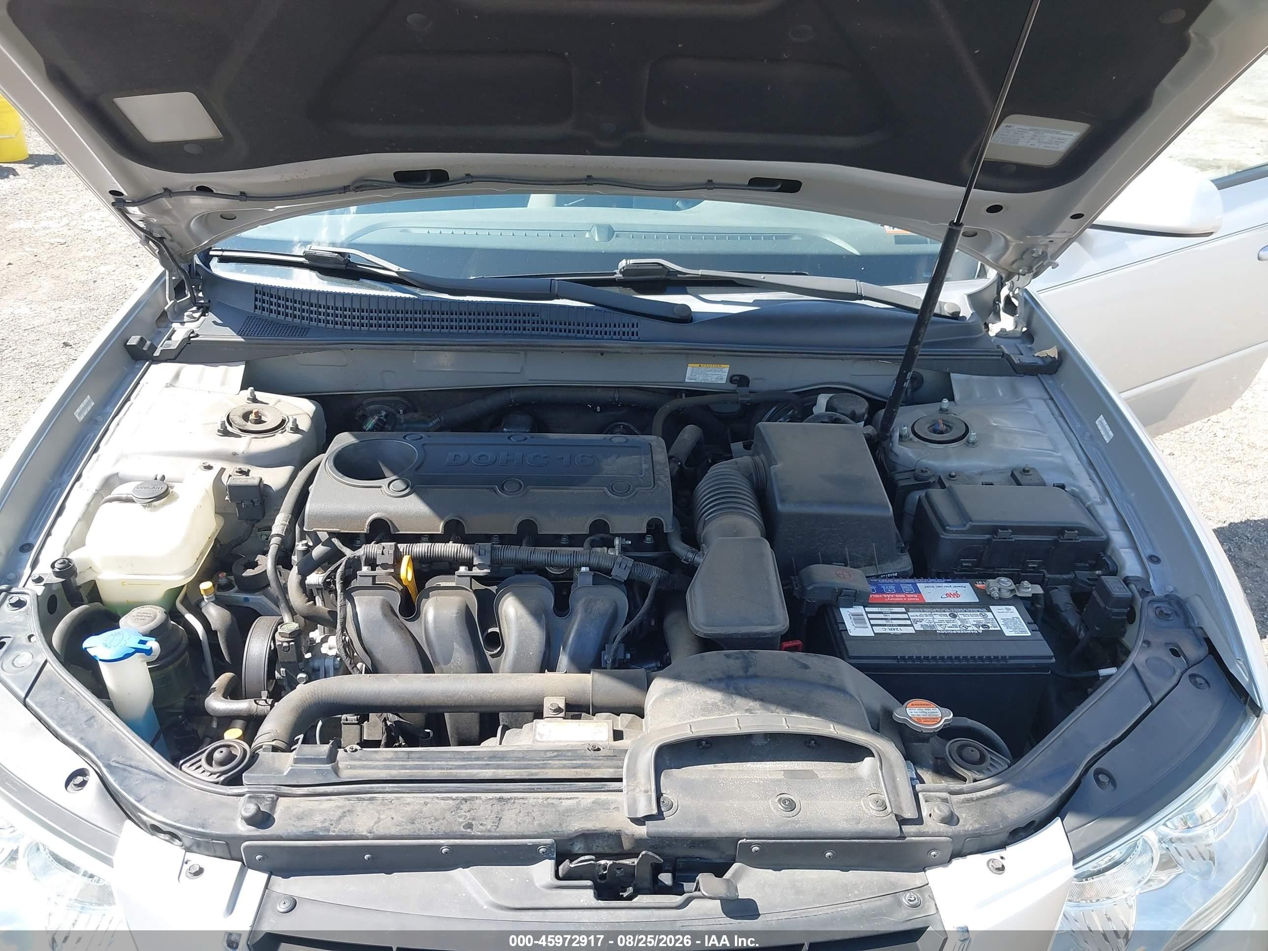 2009 Hyundai Sonata Gls Silver vin: 5NPET46C69H405785