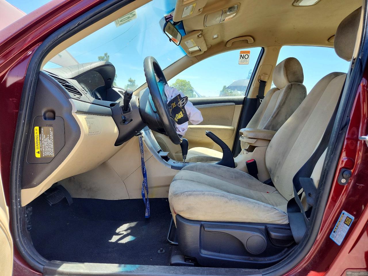2009 Hyundai Sonata Gls Темно-бордовый vin: 5NPET46C69H408542