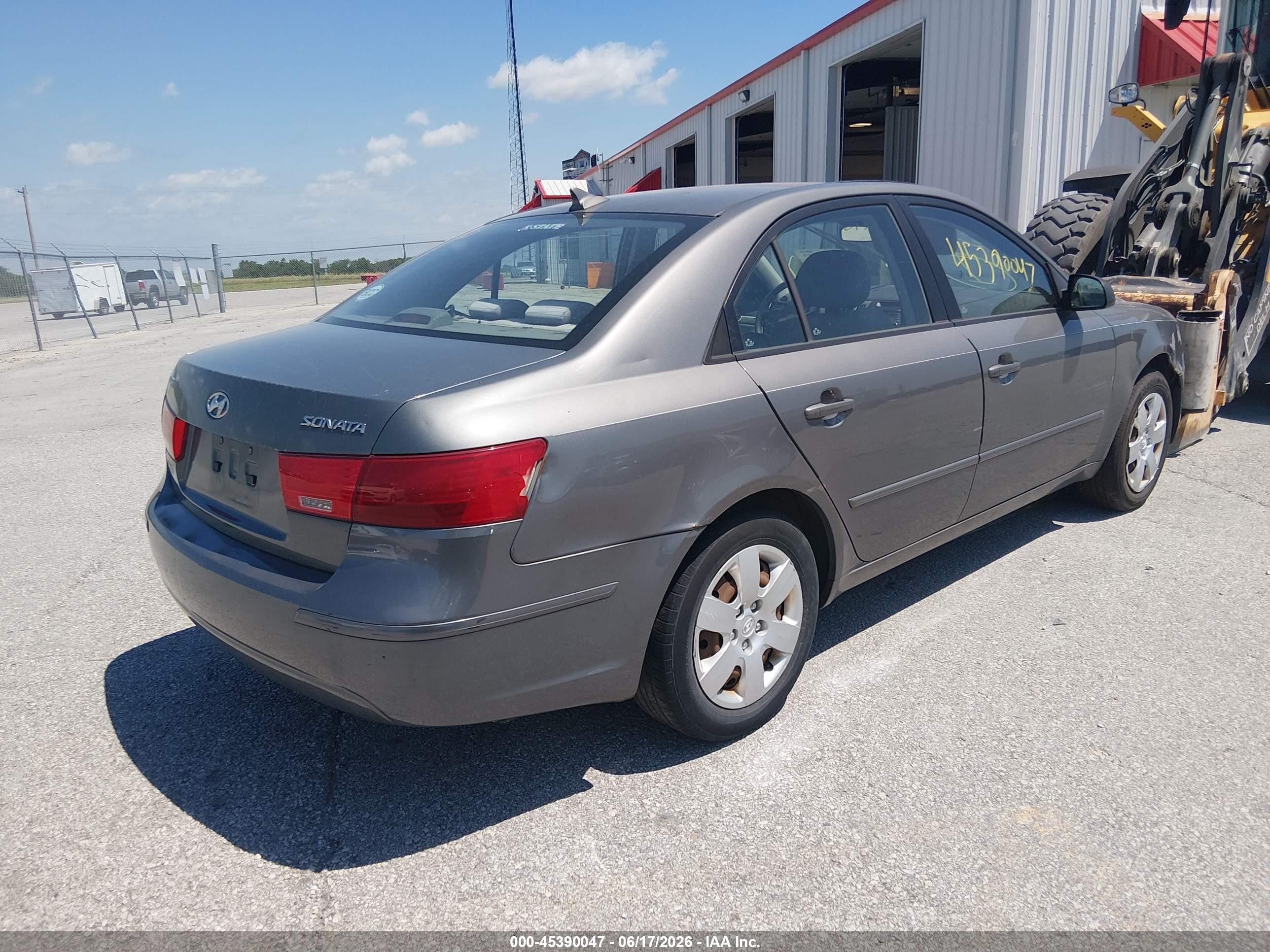2009 Hyundai Sonata Gls Gray vin: 5NPET46C69H428855