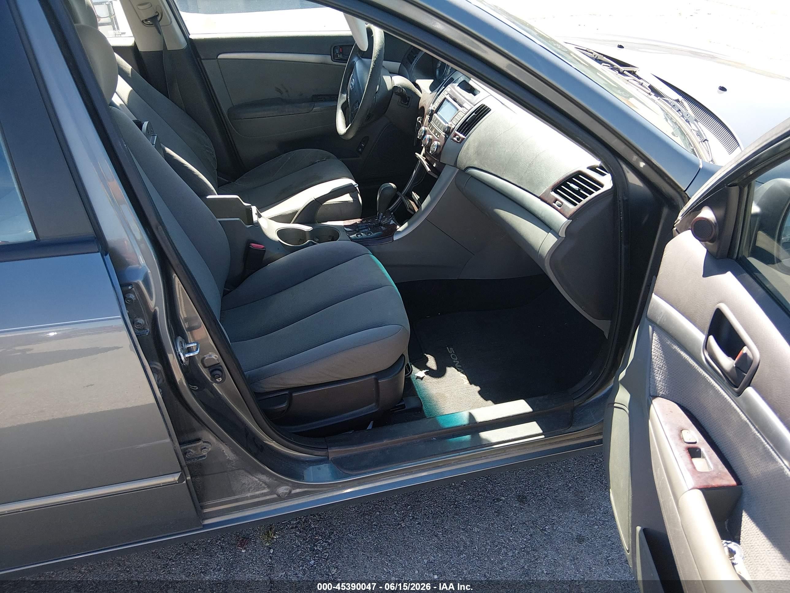 2009 Hyundai Sonata Gls Gray vin: 5NPET46C69H428855