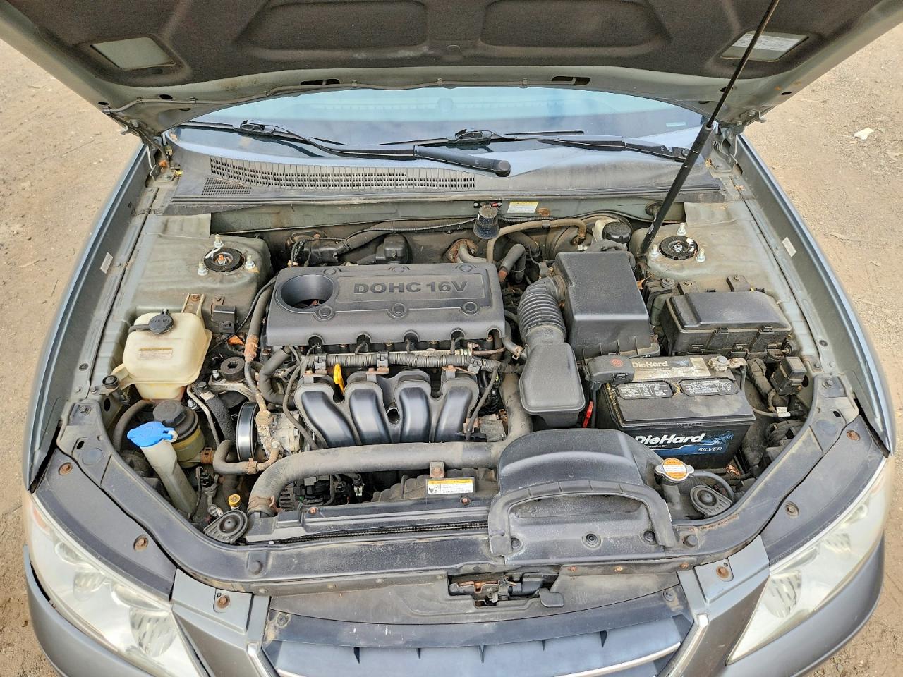 2009 Hyundai Sonata Gls Gray vin: 5NPET46C69H429620