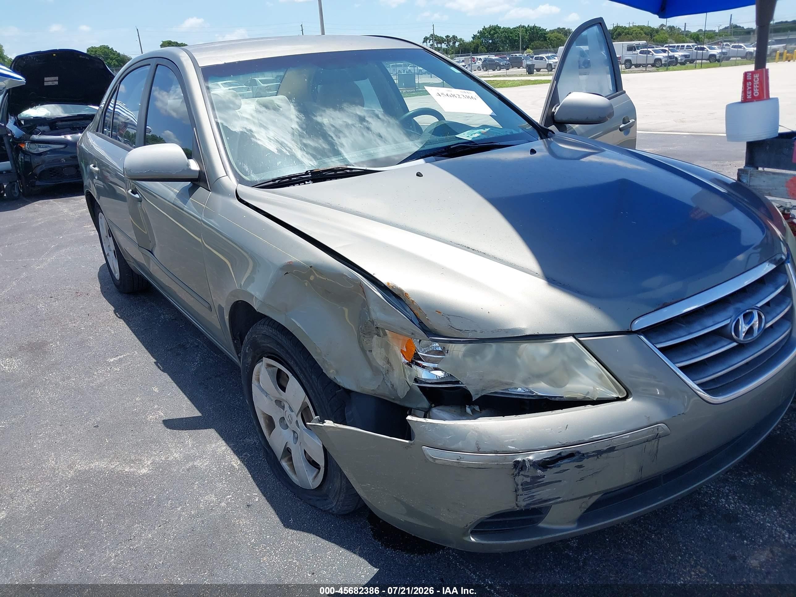 2009 Hyundai Sonata Gls Gold vin: 5NPET46C69H438608