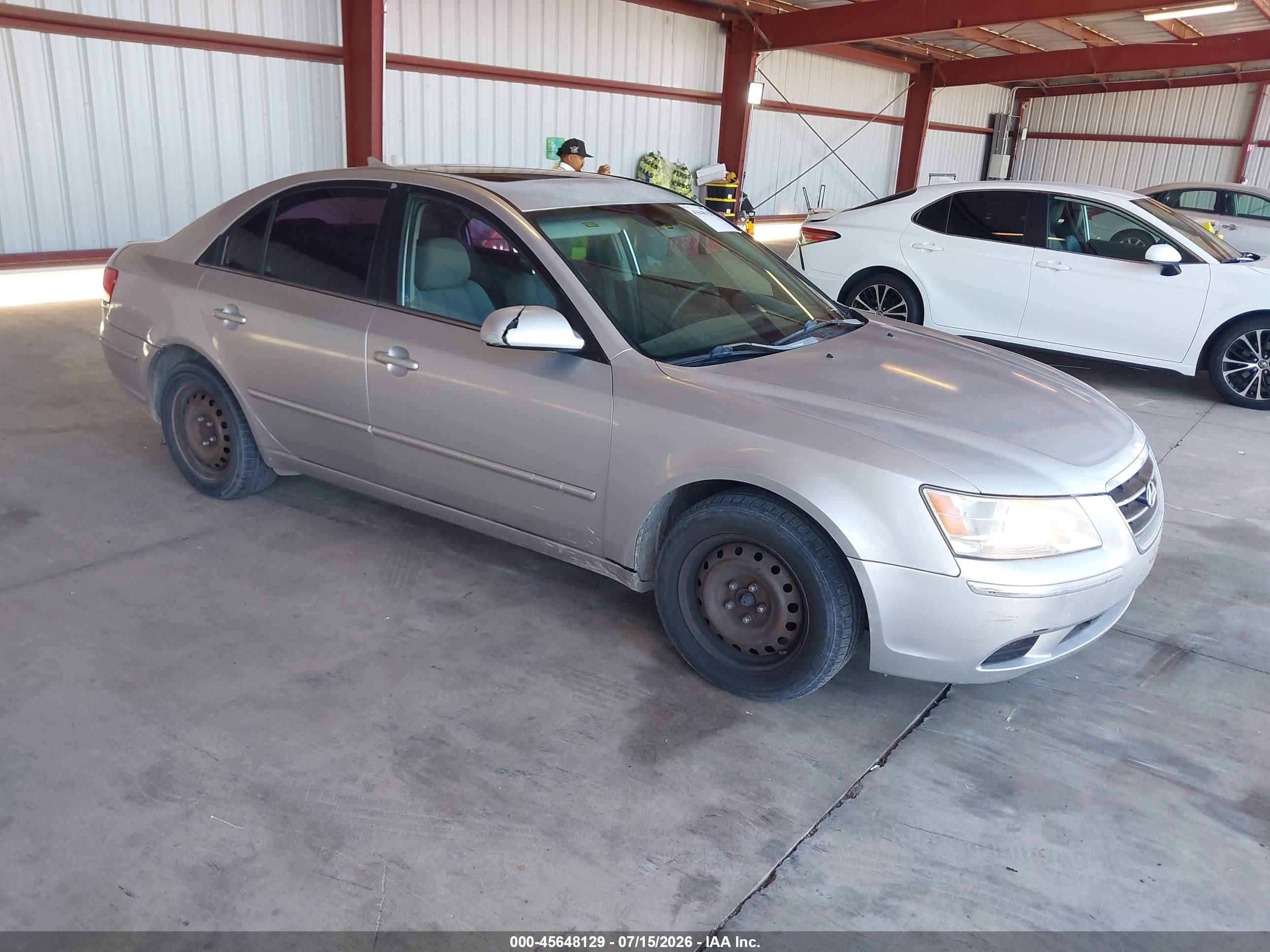 2009 Hyundai Sonata Gls Silver vin: 5NPET46C69H442576