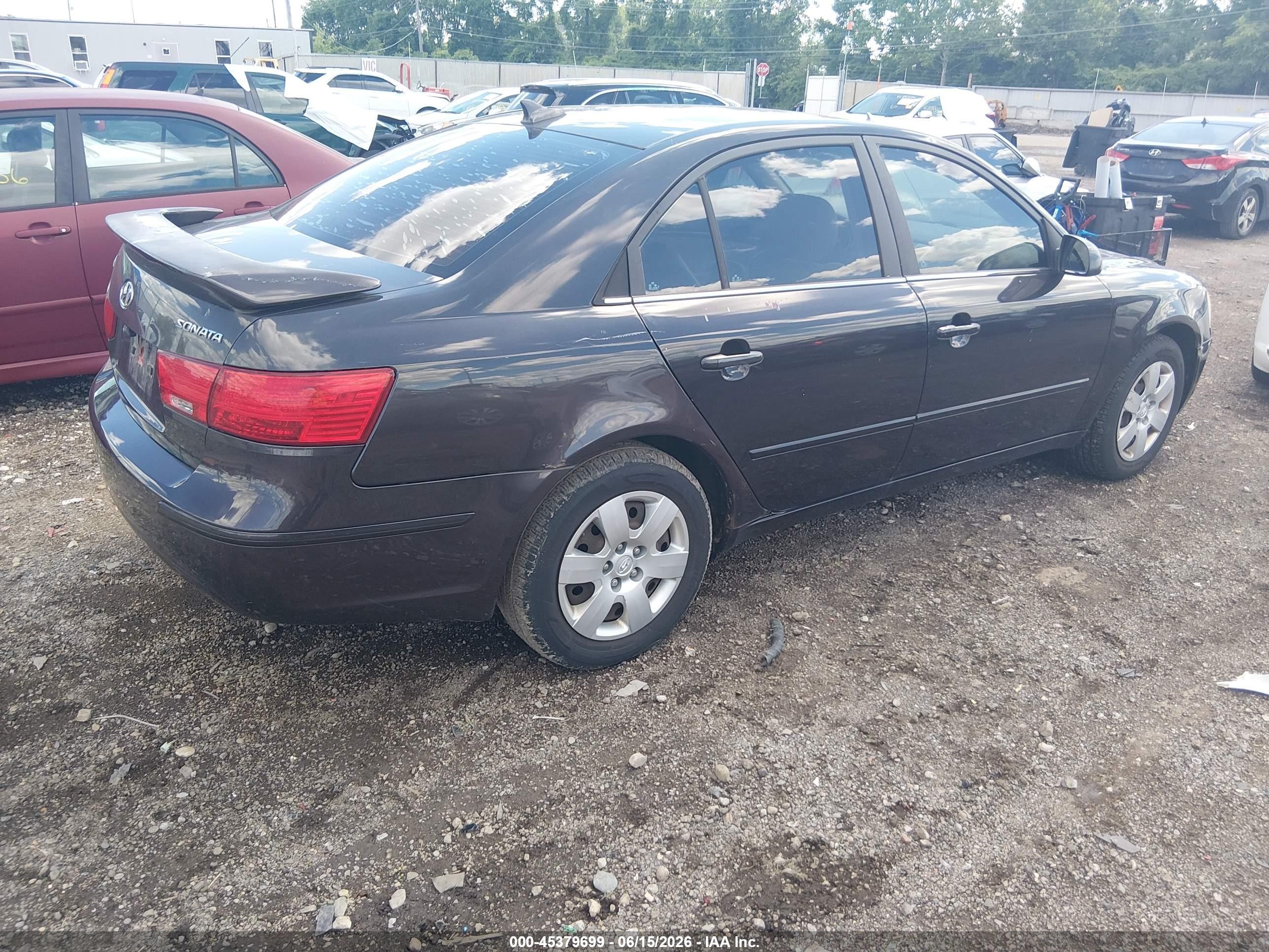 2009 Hyundai Sonata Gls Gray vin: 5NPET46C69H442884