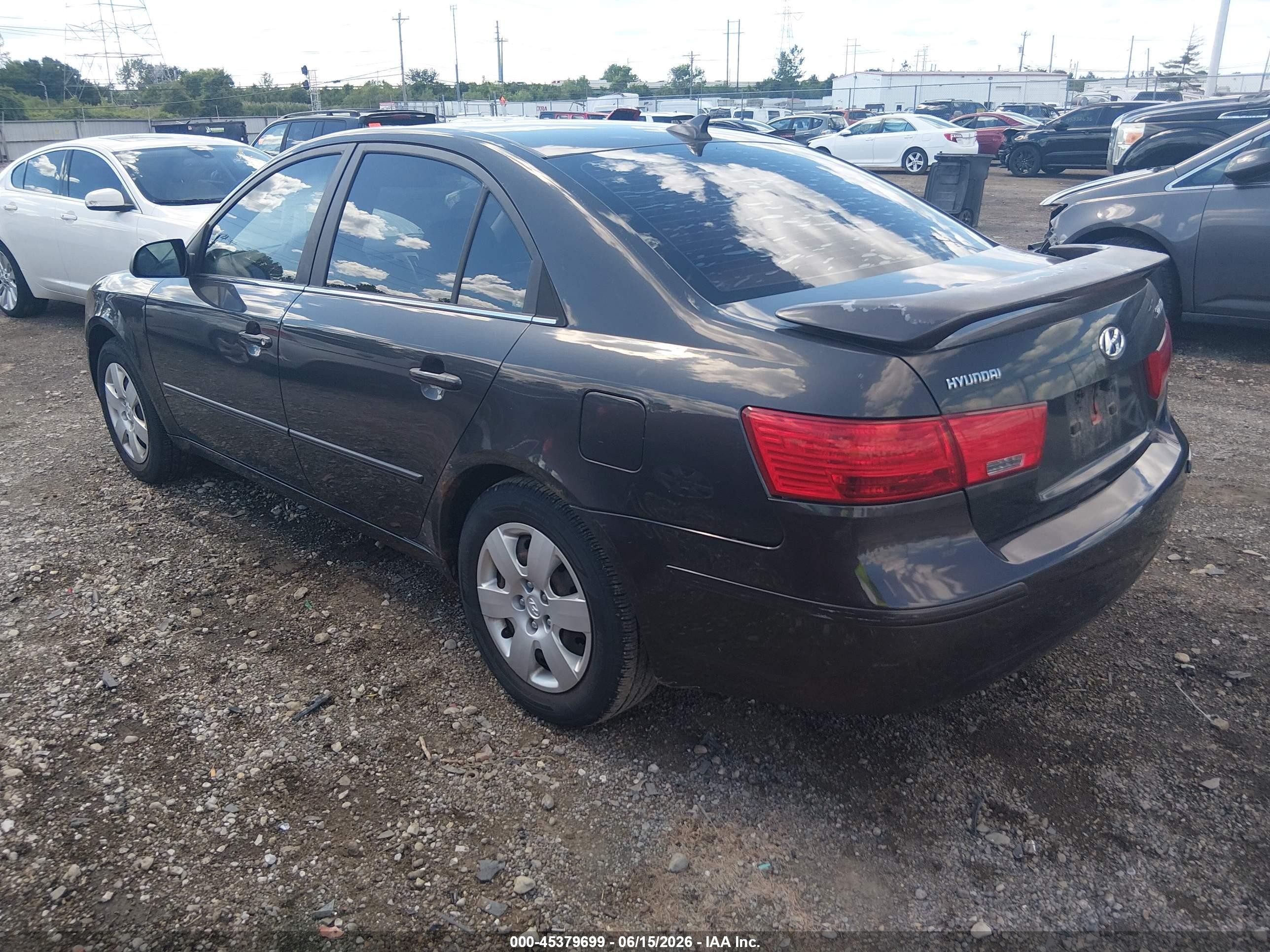 2009 Hyundai Sonata Gls Gray vin: 5NPET46C69H442884