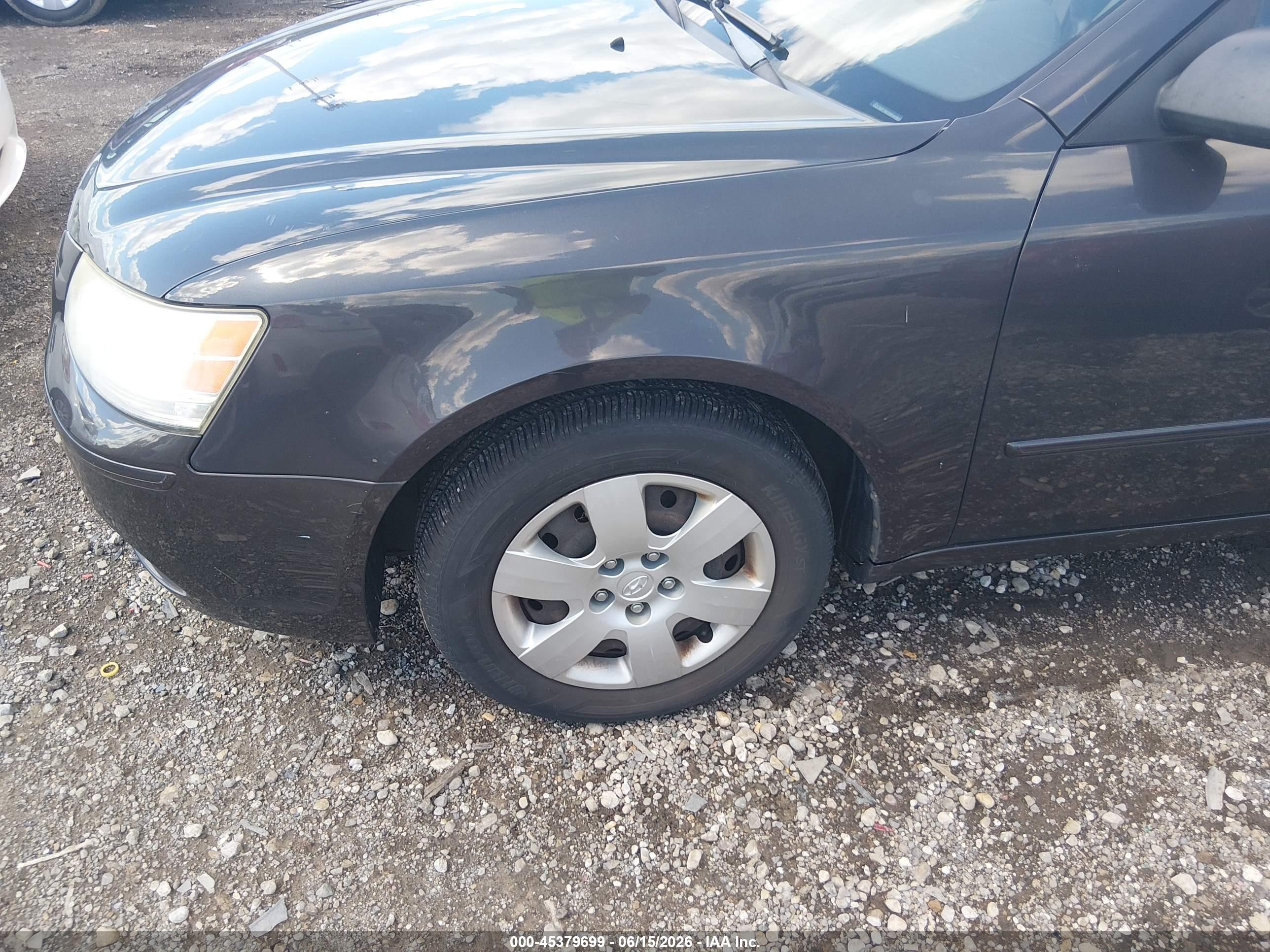 2009 Hyundai Sonata Gls Gray vin: 5NPET46C69H442884