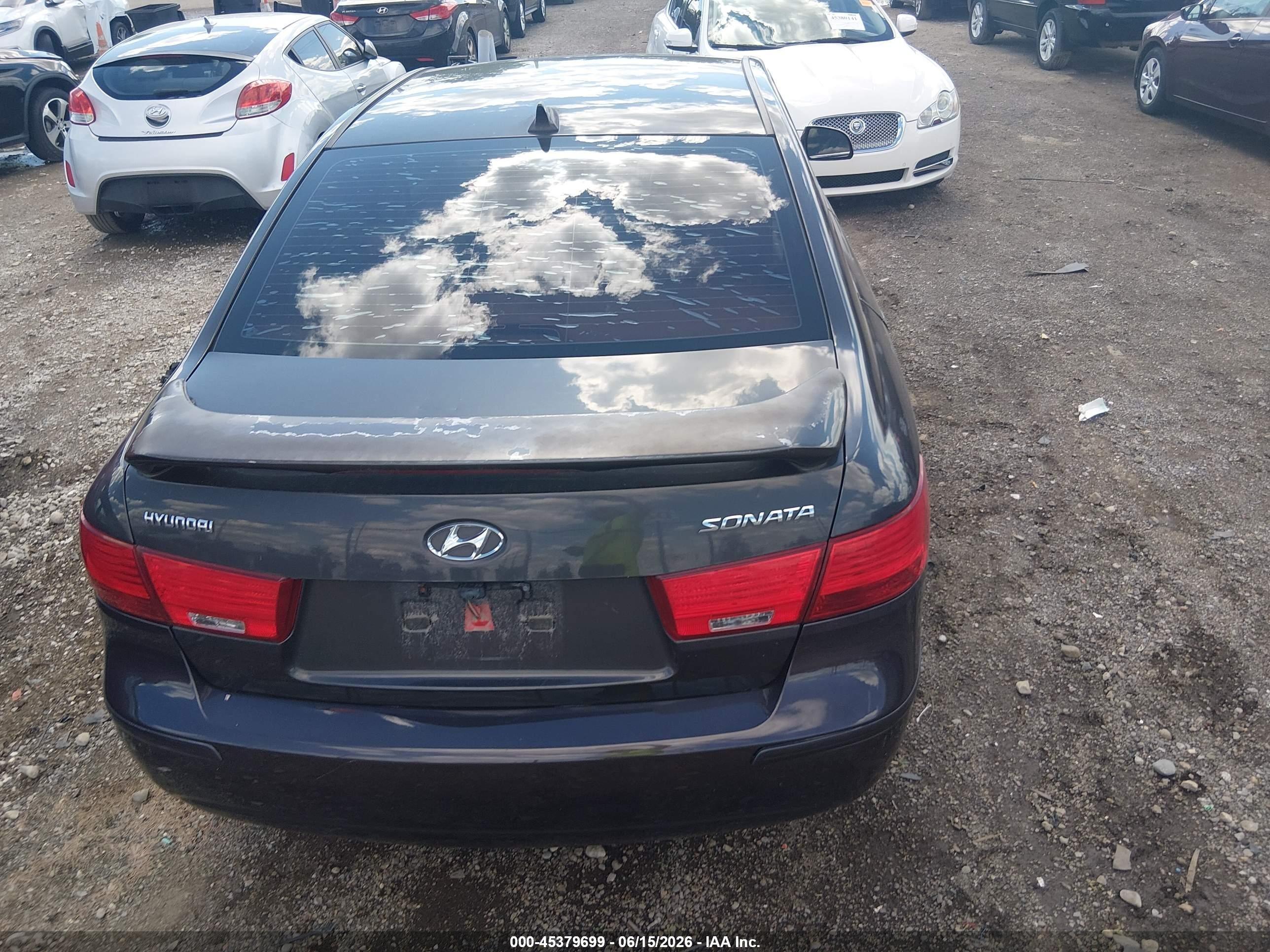 2009 Hyundai Sonata Gls Gray vin: 5NPET46C69H442884