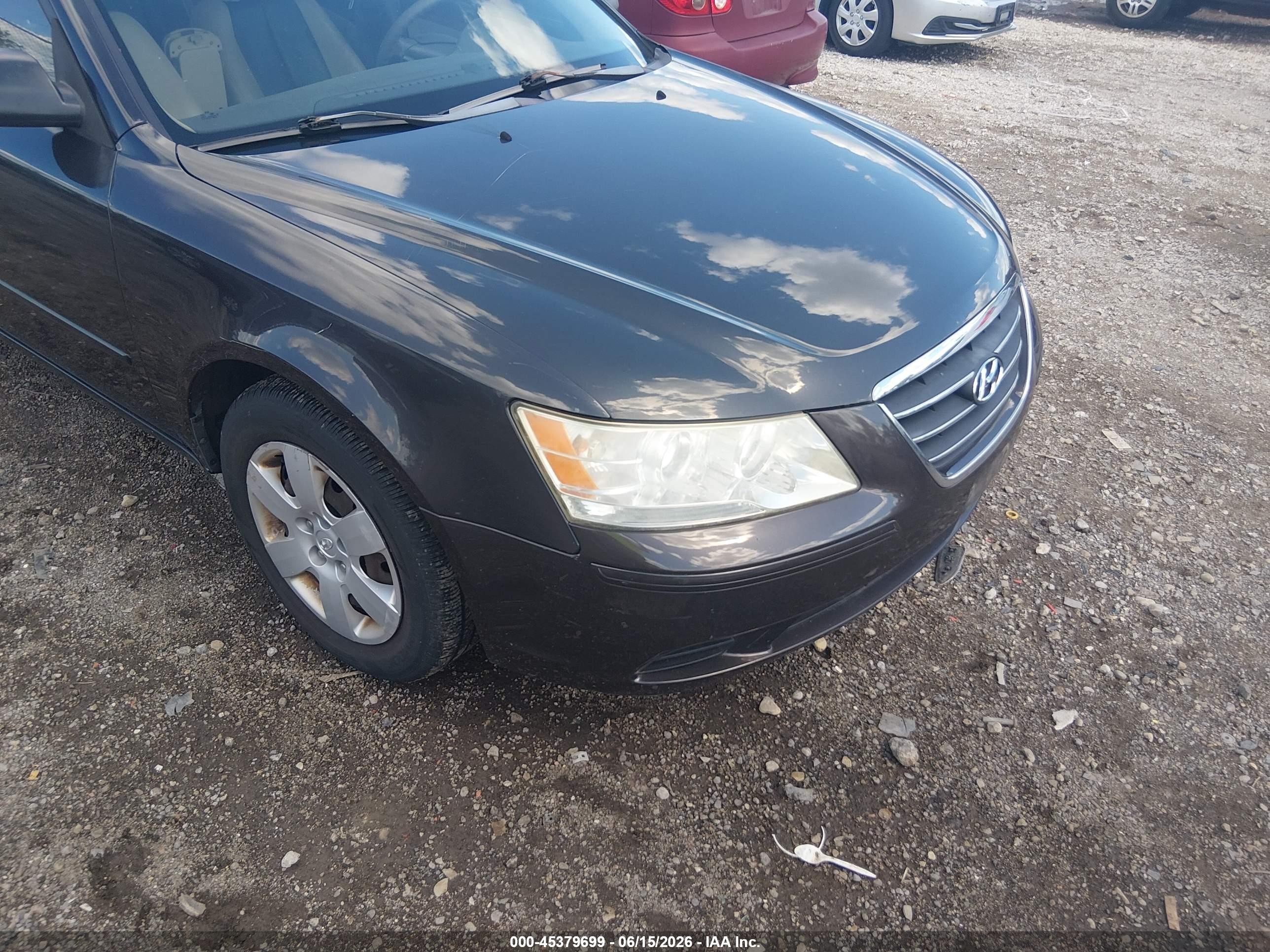 2009 Hyundai Sonata Gls Gray vin: 5NPET46C69H442884