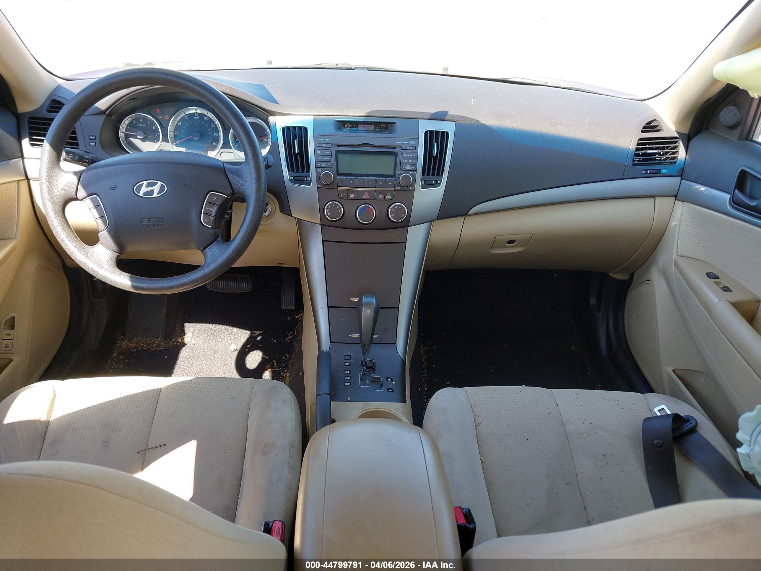 2009 Hyundai Sonata Gls Maroon vin: 5NPET46C69H444716