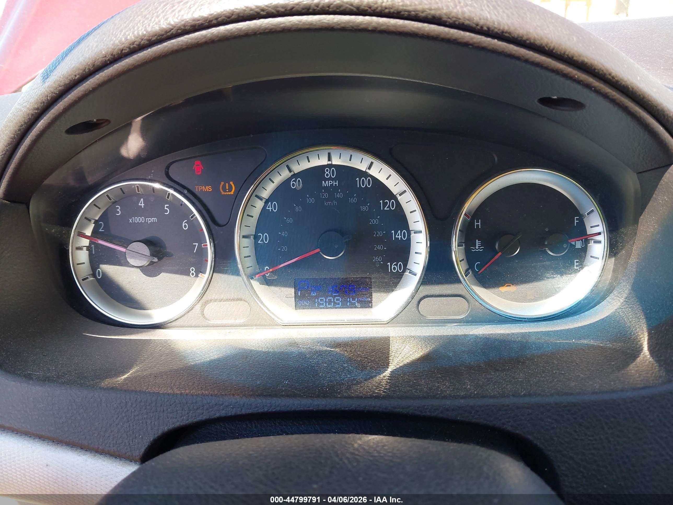2009 Hyundai Sonata Gls Maroon vin: 5NPET46C69H444716