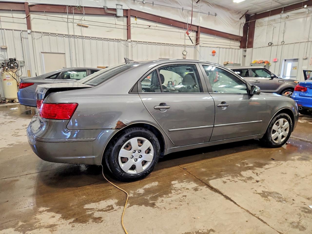 2009 Hyundai Sonata Gls Серый vin: 5NPET46C69H494340