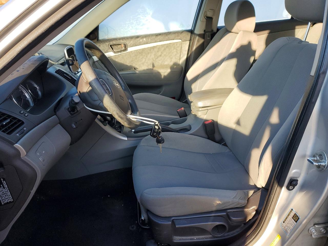 2009 Hyundai Sonata Gls Silver vin: 5NPET46C69H495293