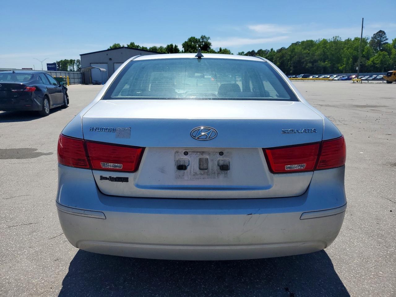 2009 Hyundai Sonata Gls Silver vin: 5NPET46C69H496637