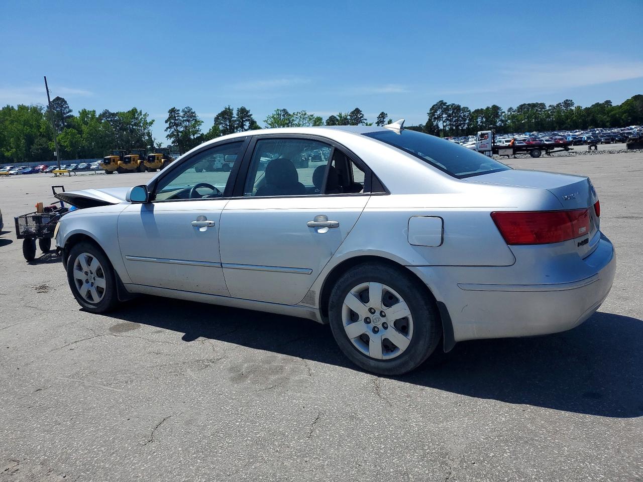 2009 Hyundai Sonata Gls Silver vin: 5NPET46C69H496637