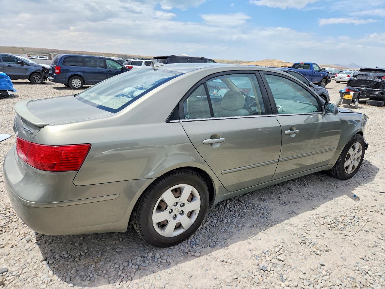 2009 Hyundai Sonata Gls Beige vin: 5NPET46C69H504350