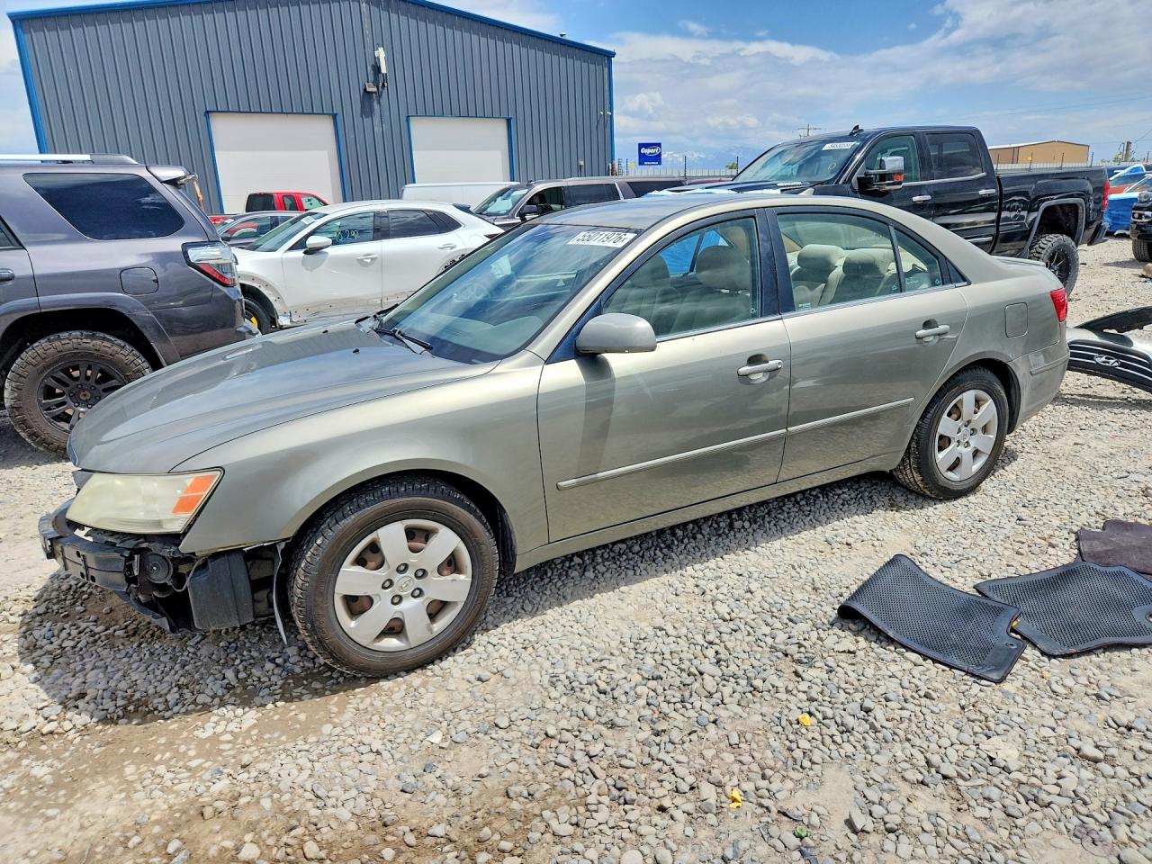 2009 Hyundai Sonata Gls Beige vin: 5NPET46C69H504350