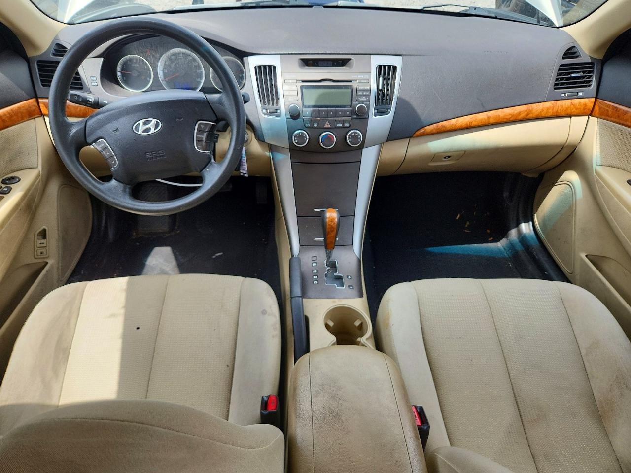 2009 Hyundai Sonata Gls Beige vin: 5NPET46C69H504350