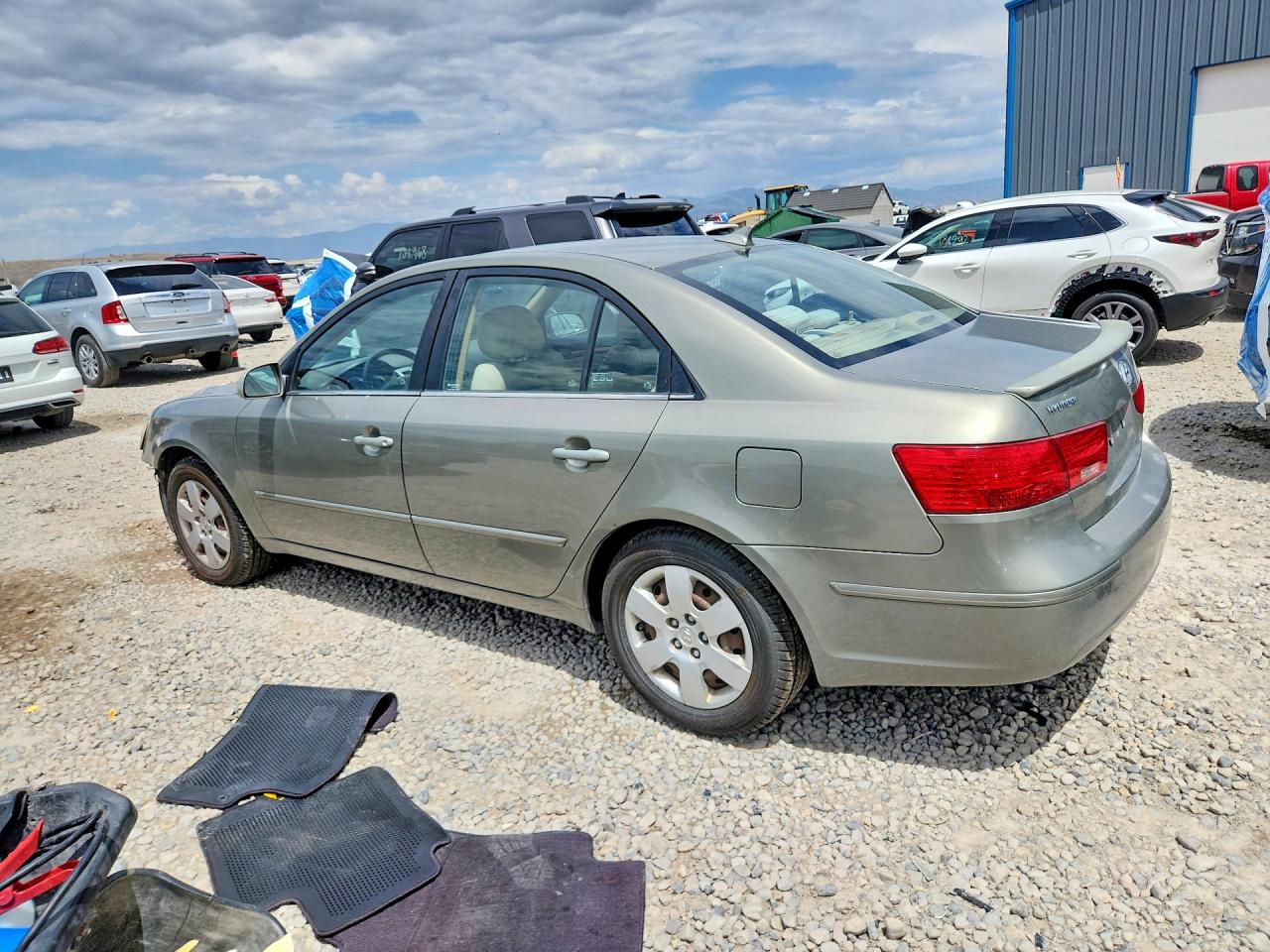 2009 Hyundai Sonata Gls Beige vin: 5NPET46C69H504350