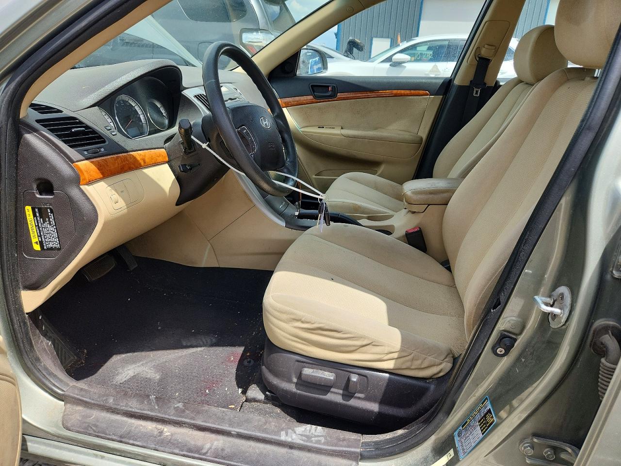 2009 Hyundai Sonata Gls Beige vin: 5NPET46C69H504350