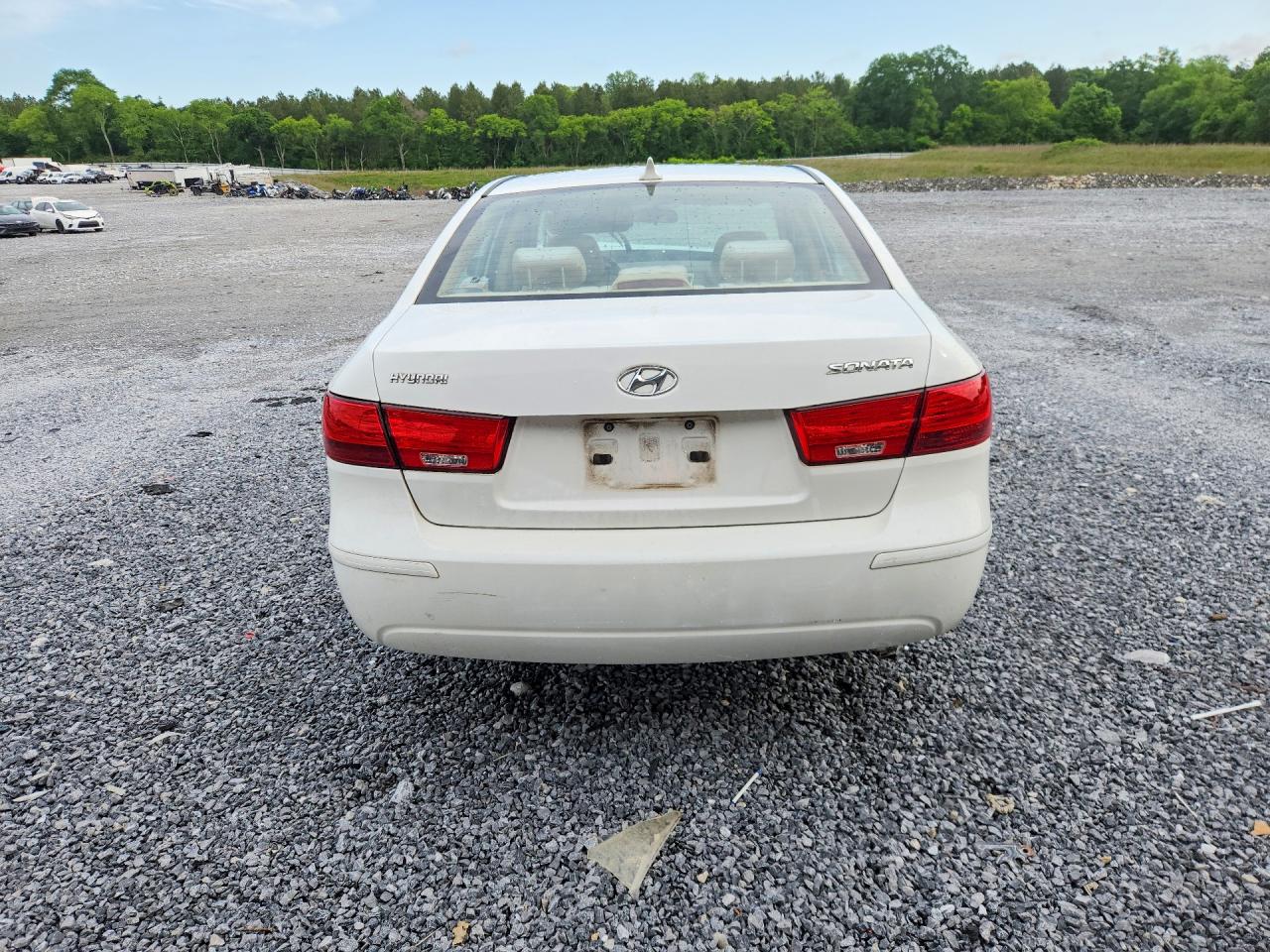 2009 Hyundai Sonata Gls White vin: 5NPET46C69H506194