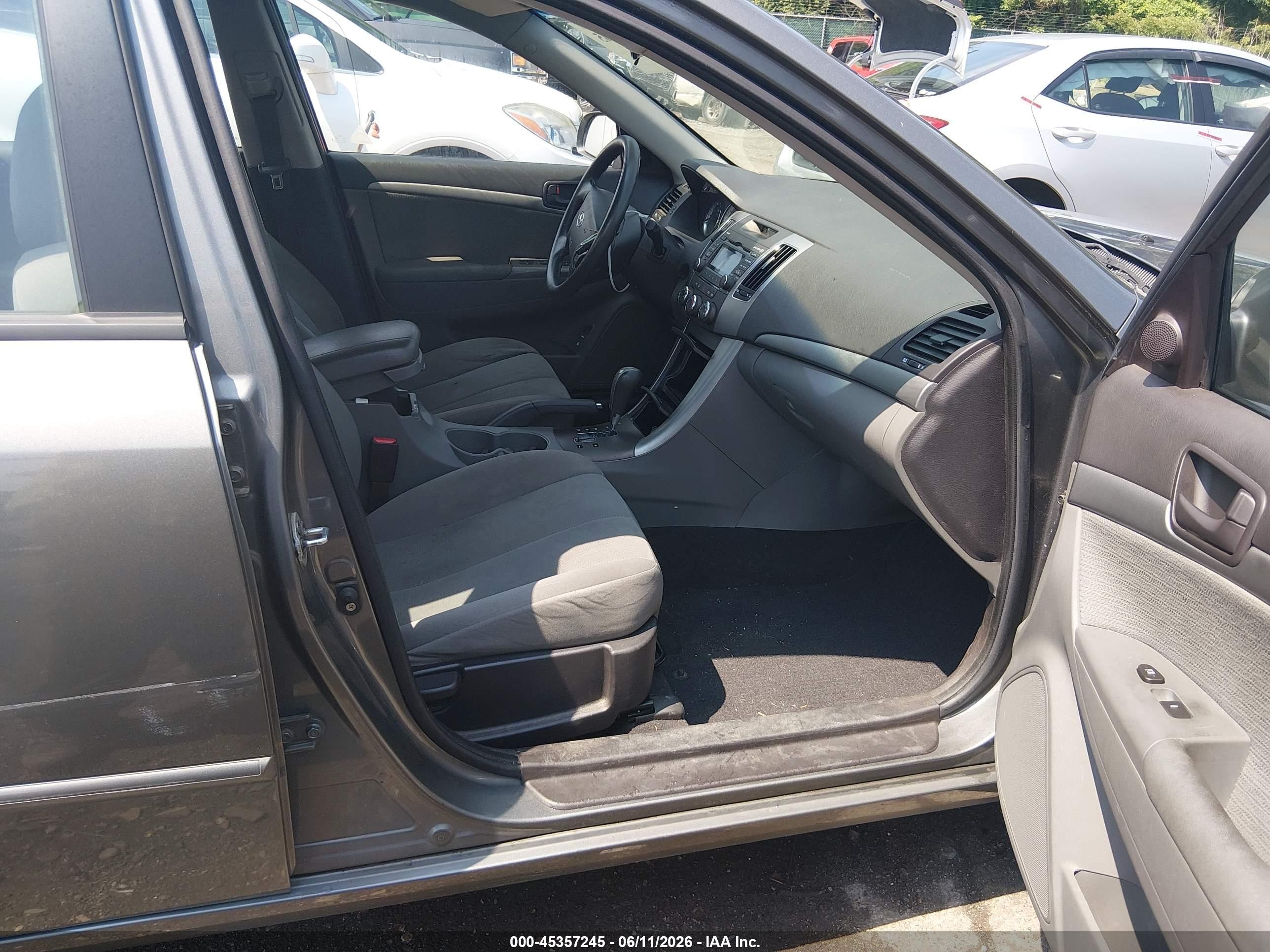 2009 Hyundai Sonata Gls Gray vin: 5NPET46C69H518264