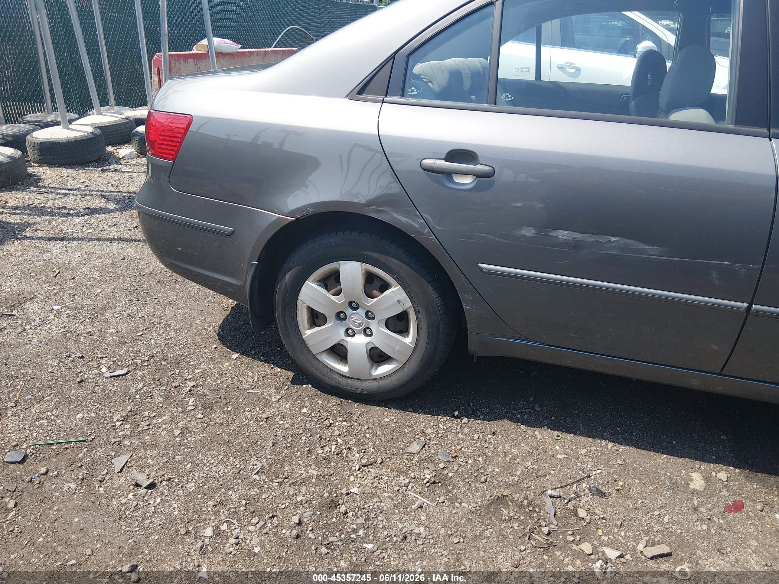 2009 Hyundai Sonata Gls Gray vin: 5NPET46C69H518264