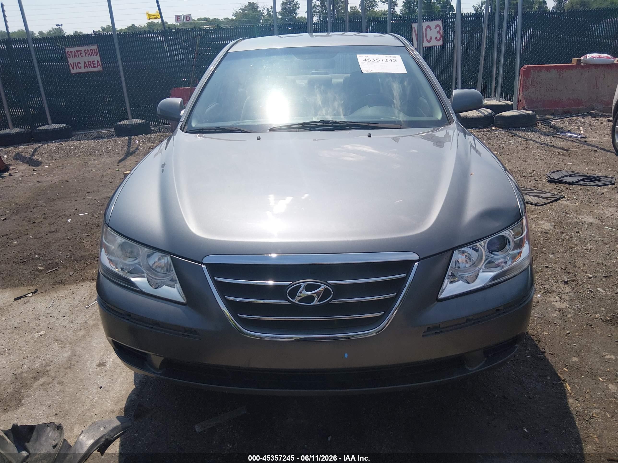 2009 Hyundai Sonata Gls Gray vin: 5NPET46C69H518264