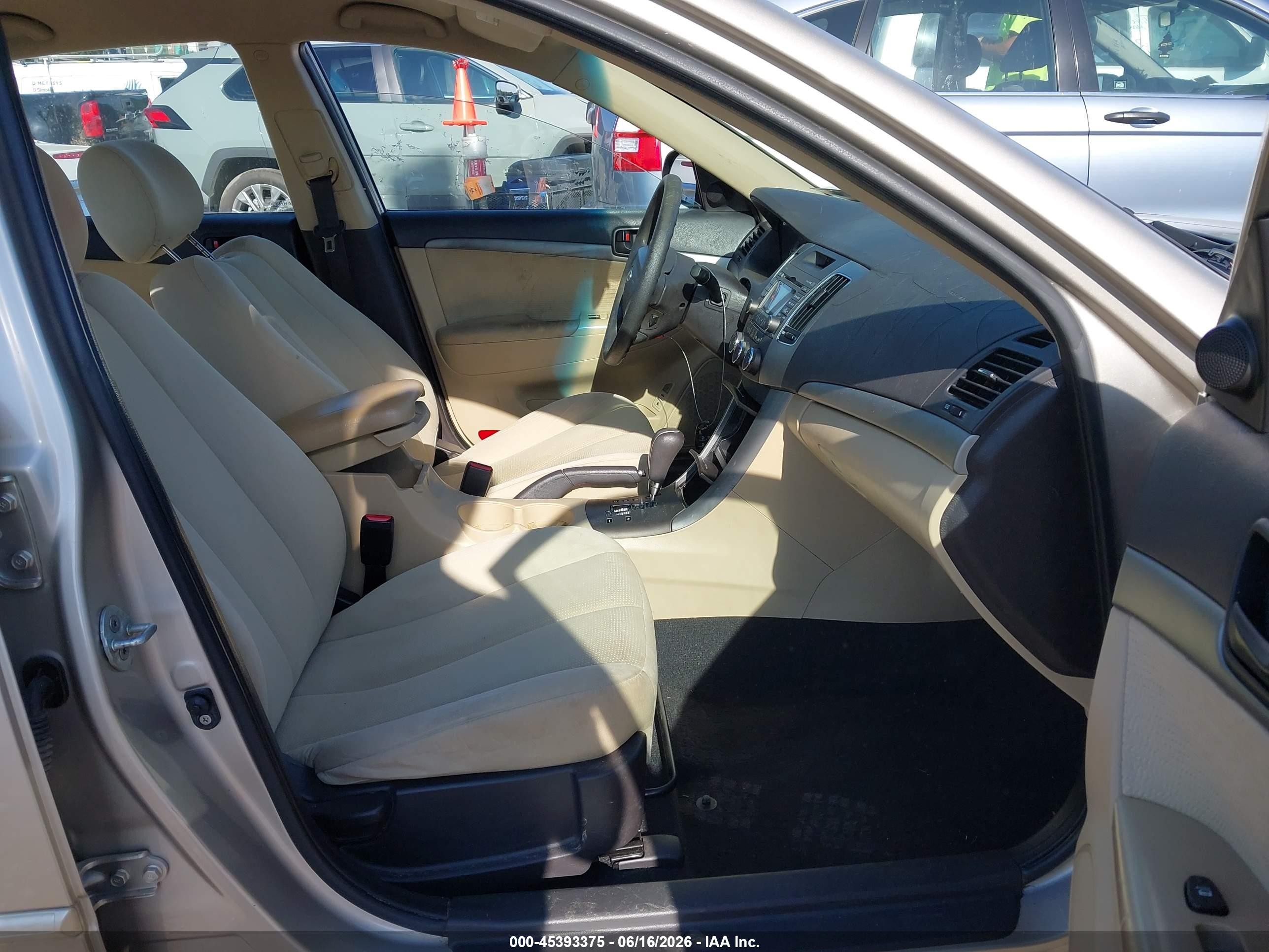 2009 Hyundai Sonata Gls Tan vin: 5NPET46C69H527935